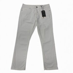 The Perfect Jean NYC Slim Fit White Jeans Mens 36 x 30 NWT Straight Denim